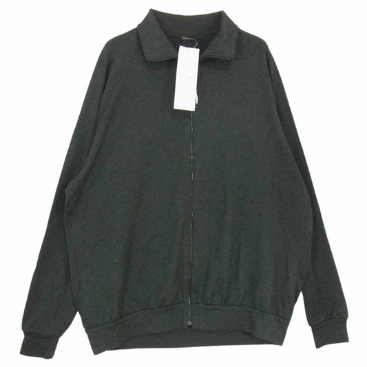 COMOLI コモリ 22SS V01-06007 シルク トラック ニット ジャケット charcoal チャコール チャコール系 3【美品】【中古】