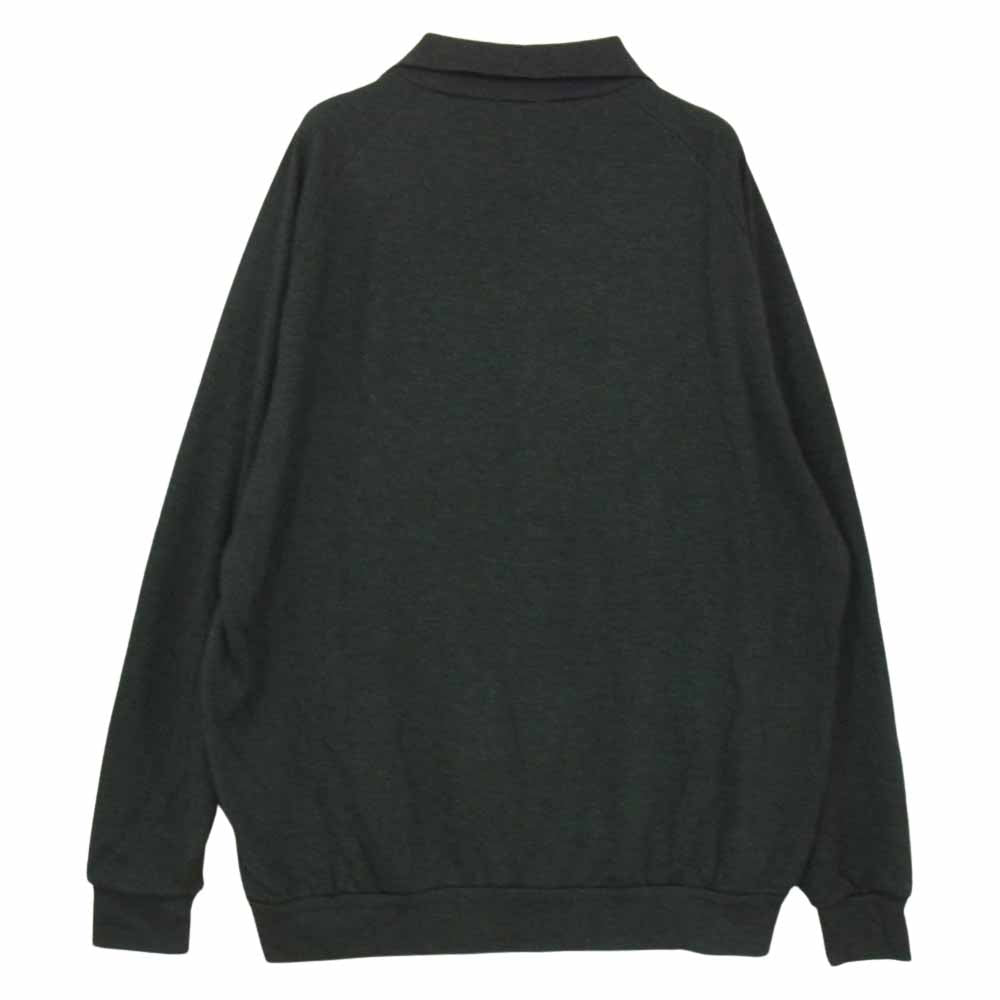 COMOLI コモリ 22SS V01-06007 シルク トラック ニット ジャケット charcoal チャコール チャコール系 3【美品】【中古】