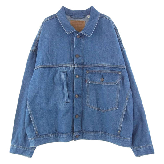Levi's リーバイス  STAY LOOSE デニム トラッカージャケット ネイビー系 ブルー系 XL【中古】