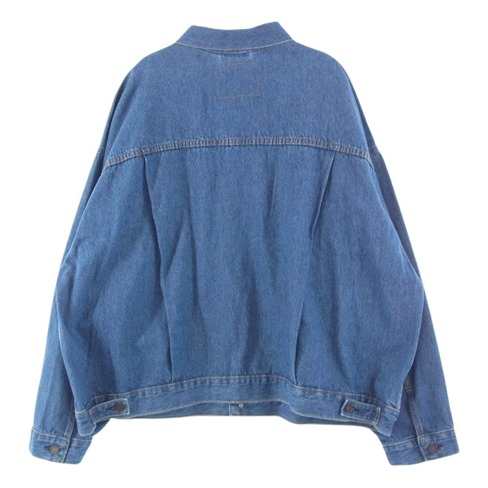 Levi's リーバイス  STAY LOOSE デニム トラッカージャケット ネイビー系 ブルー系 XL【中古】