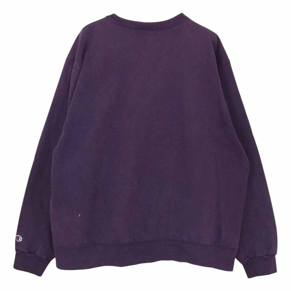 Champion チャンピオン 90s USA製 ヴィンテージ スウェット パープル系 XL【中古】