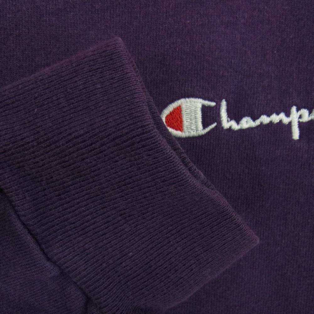 Champion チャンピオン 90s USA製 ヴィンテージ スウェット パープル系 XL【中古】
