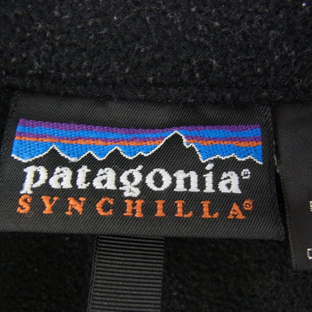patagonia パタゴニア 25322 USA製 SYNCHILLA シンチラ ジャケット フリースジャケット ブラック系 M【中古】