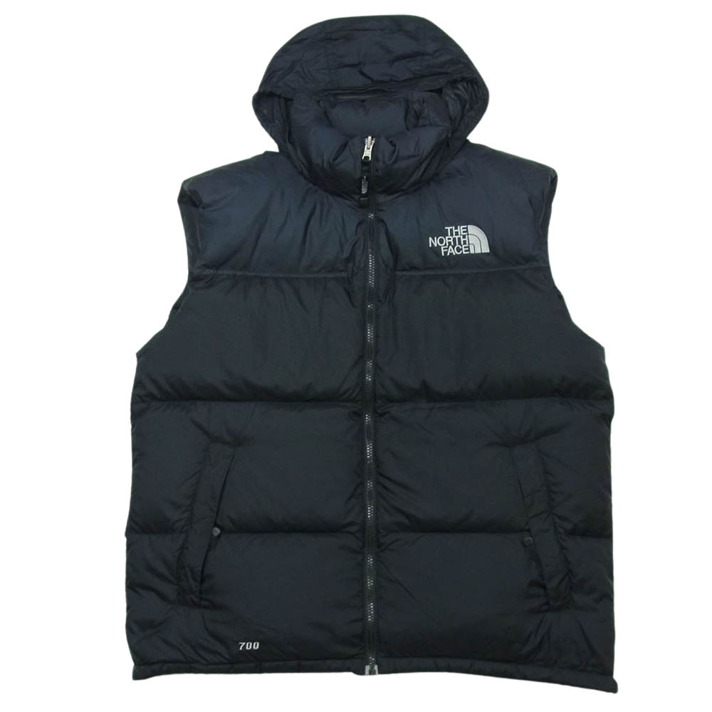 THE NORTH FACE ノースフェイス ND01587 国内正規品 NUPTSE VEST ヌプシ ダウン ベスト ブラック系 L【中古】