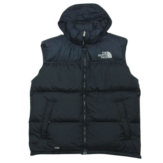 THE NORTH FACE ノースフェイス ND01587 国内正規品 NUPTSE VEST ヌプシ ダウン ベスト ブラック系 L【中古】