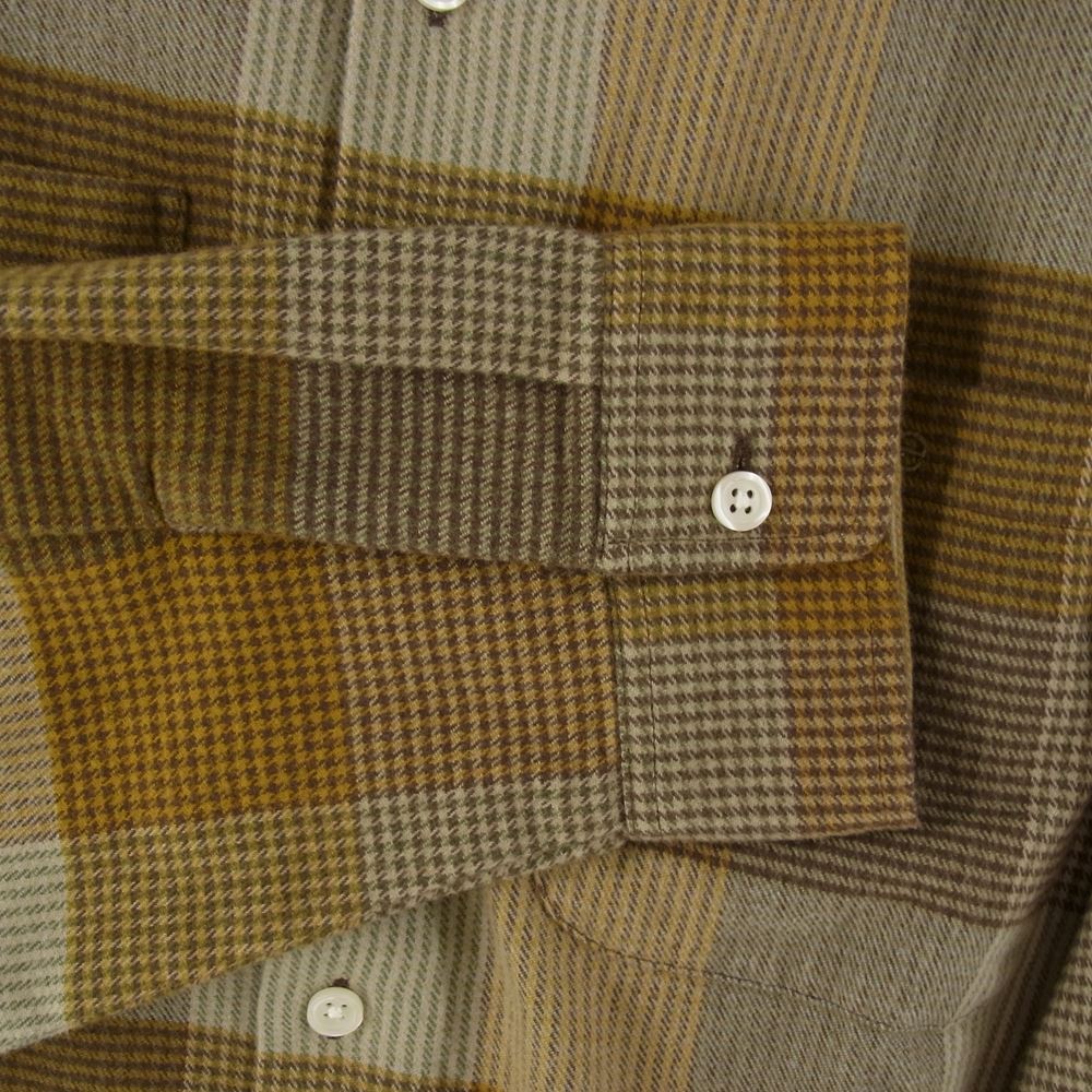 Supreme シュプリーム 22SS Plaid Flannel Shirt プレイド フランネル 長袖 シャツ グリーン系 L【美品】【中古】