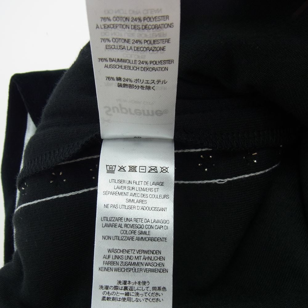 Supreme シュプリーム 22AW Studded Velour Track Pant スタッズ ベロア トラック ライン パンツ ブラック系 S【中古】
