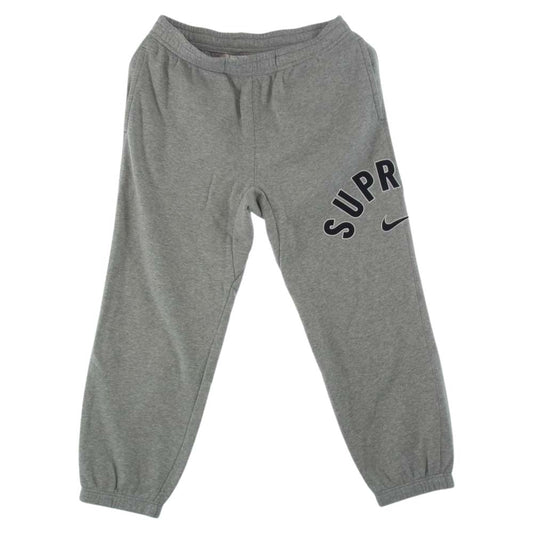 Supreme シュプリーム 22SS × Nike Arc Sweatpant ナイキ アーク ロゴ スウェット パンツ グレー系 M【中古】