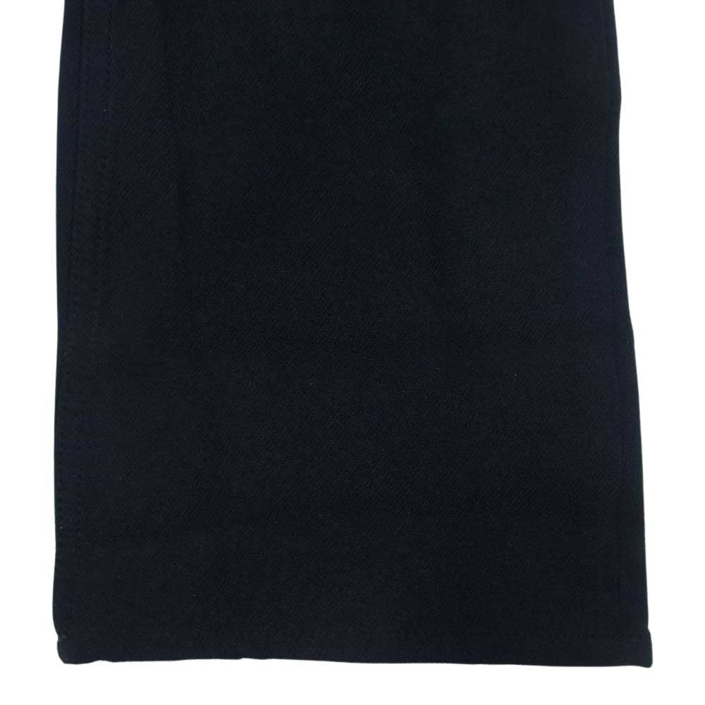 COMME des GARCONS HOMME PLUS コムデギャルソンオムプリュス 12AW PJ-P030 ポリ縮絨 ジップフライ ストレート パンツ ブラック系 S【中古】