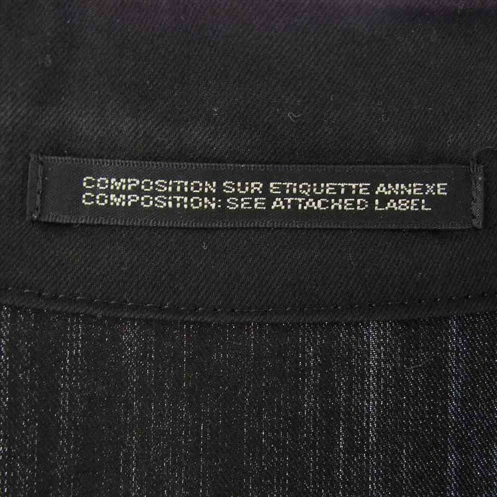 Yohji Yamamoto POUR HOMME ヨウジヤマモトプールオム 19SS HH-C09-039 ラグランスリーブ レーヨン混 スタンドカラー ロングジャケット コート ブラック系 １【中古】