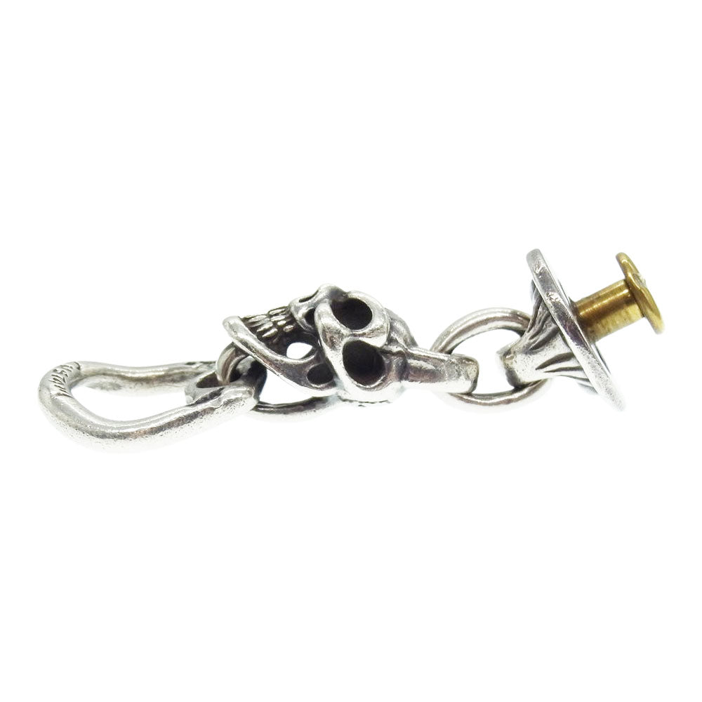 BILL WALL LEATHER ビルウォールレザー グッドラックスカル ウォレット リング シルバー系【中古】
