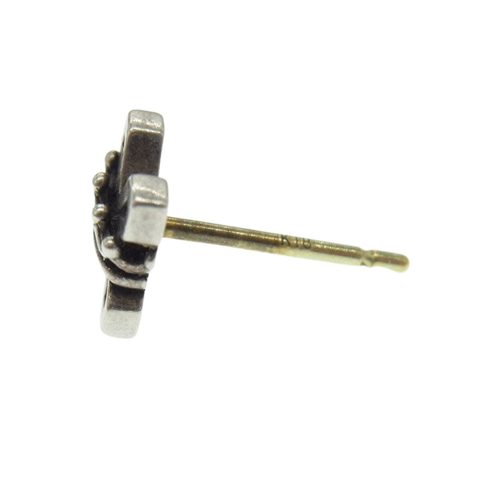 Justin Davis ジャスティンデイビス SEJ843 2 DINKY CROSS クロス ピアス シルバー系【中古】