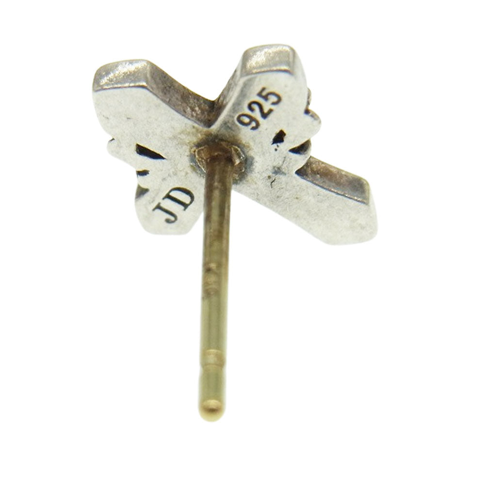 Justin Davis ジャスティンデイビス SEJ843 2 DINKY CROSS クロス ピアス シルバー系【中古】
