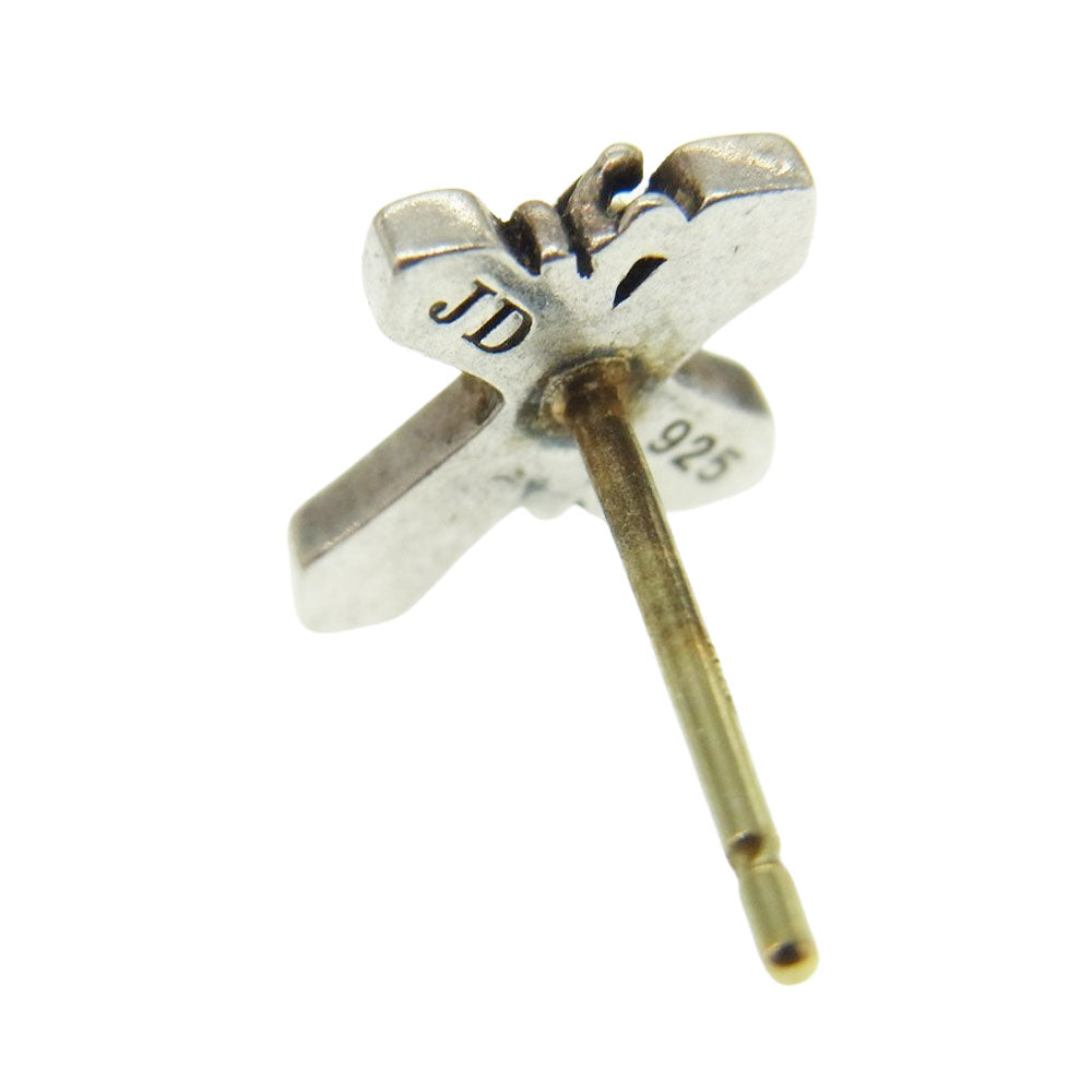 Justin Davis ジャスティンデイビス SEJ843 2 DINKY CROSS クロス ピアス シルバー系【中古】