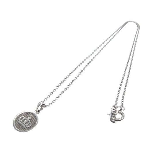 Justin Davis ジャスティンデイビス クラウン サークル チャーム ネックレス シルバー系【中古】