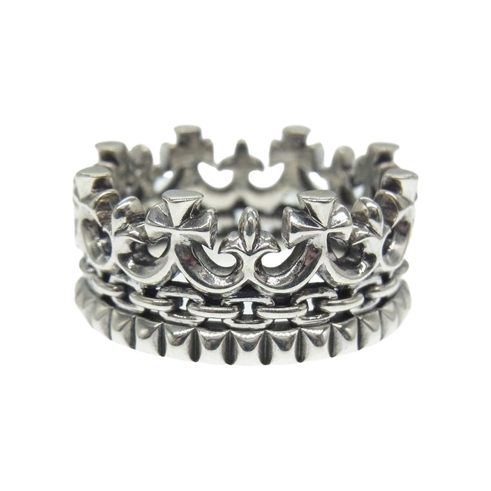 Justin Davis ジャスティンデイビス SRJ738 DIVISION Ring ディヴィジョン リング シルバー系【中古】