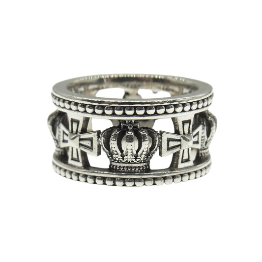 Justin Davis ジャスティンデイビス SRJ175 MEDIEVAL WEDDING BAND メディバル ウェディングバンド リング シルバー系【中古】