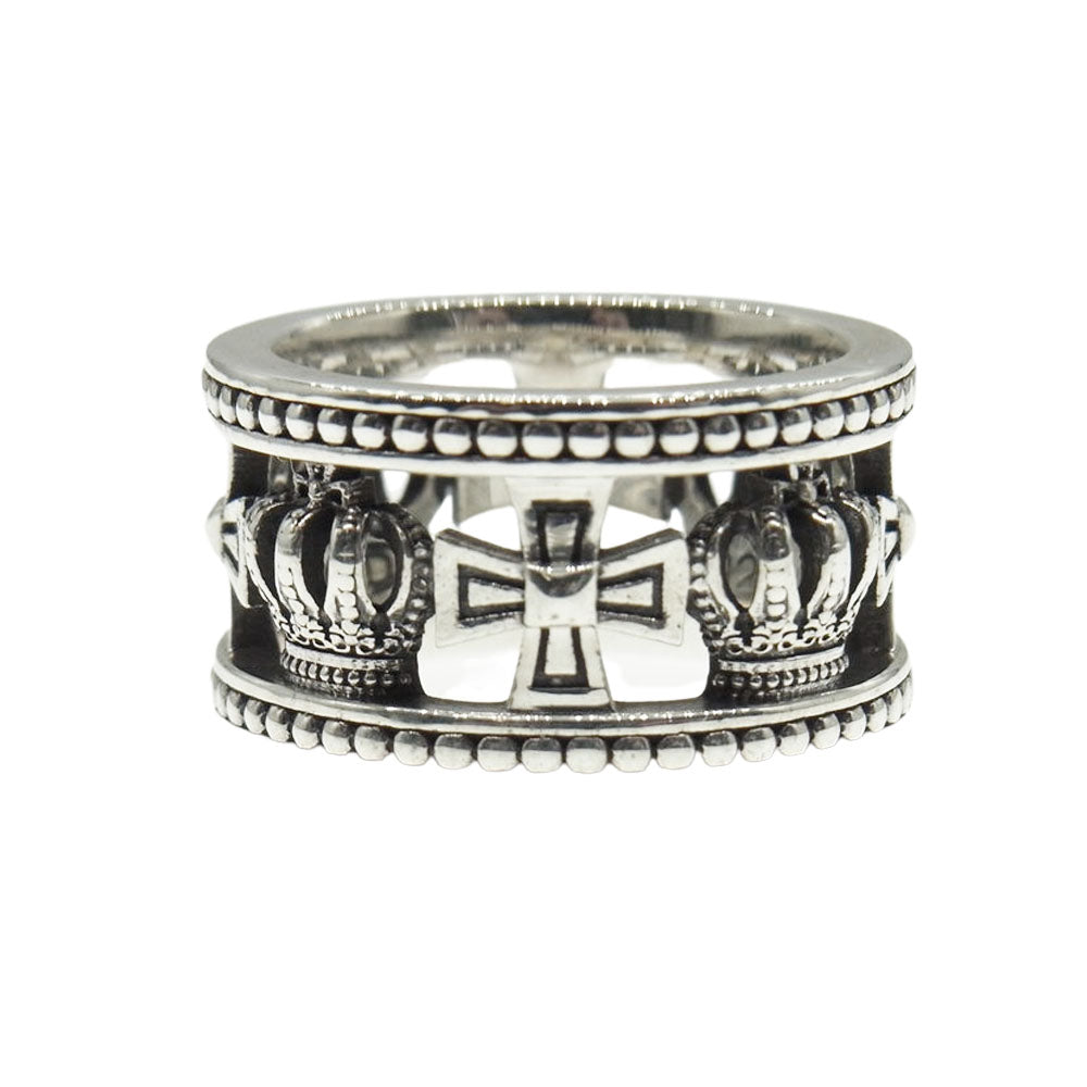 Justin Davis ジャスティンデイビス SRJ175 MEDIEVAL WEDDING BAND メディバル ウェディングバンド リング シルバー系【中古】