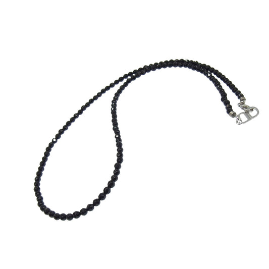 Justin Davis ジャスティンデイビス snj330  TINY ONYX chain タイニー オニキス ネックレス チェーン ブラック系【中古】