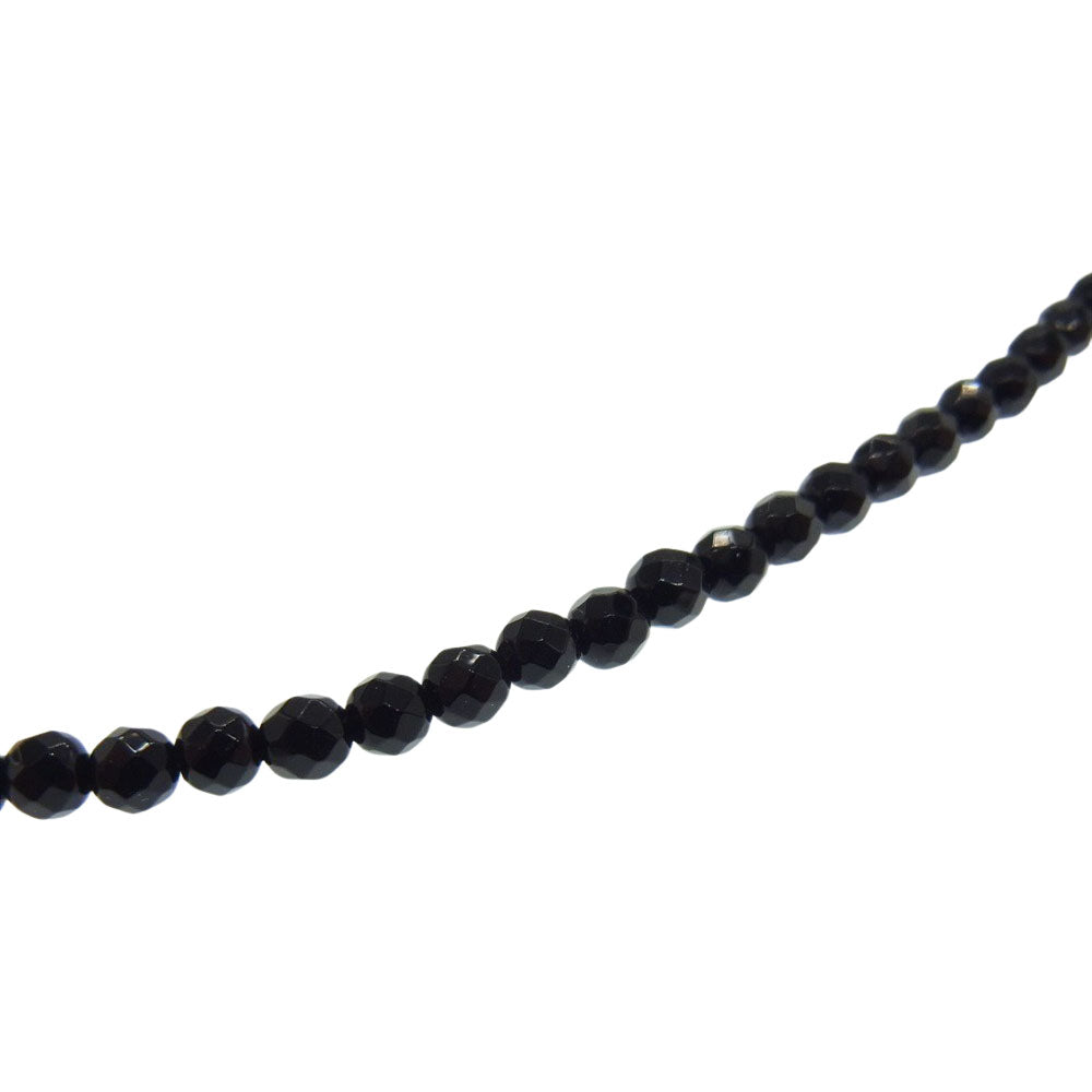 Justin Davis ジャスティンデイビス snj330  TINY ONYX chain タイニー オニキス ネックレス チェーン ブラック系【中古】