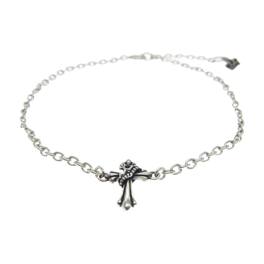 Justin Davis ジャスティンデイビス クロスクラウン ブレスレット シルバー系【中古】