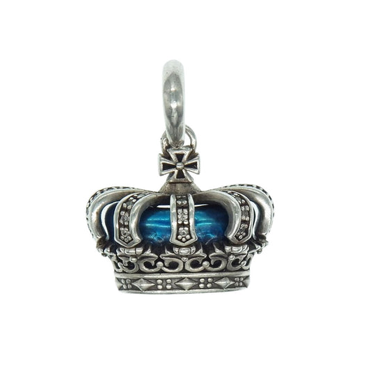 Justin Davis ジャスティンデイビス SPJ663 BETH クラウン ペンダント シルバー系【中古】