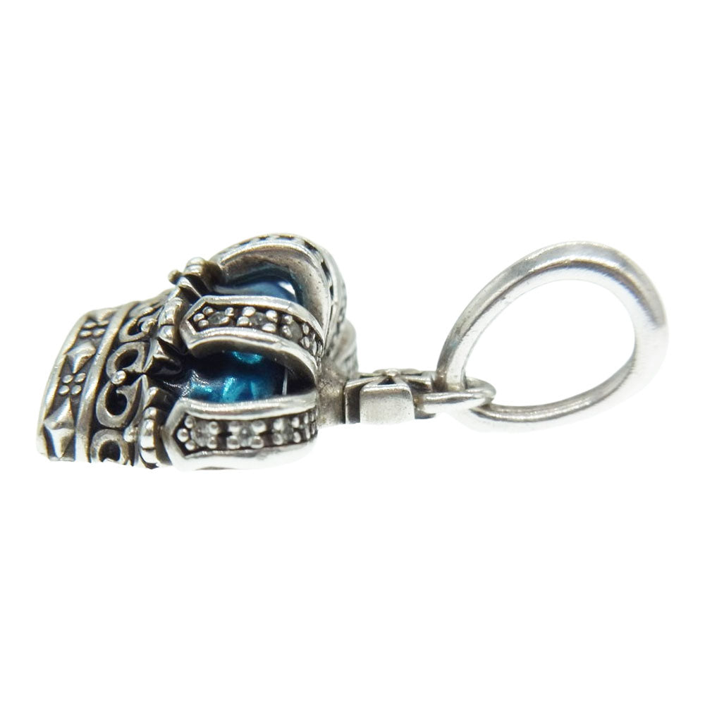 Justin Davis ジャスティンデイビス SPJ663 BETH クラウン ペンダント シルバー系【中古】