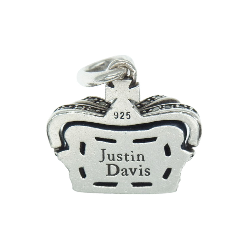 Justin Davis ジャスティンデイビス SPJ663 BETH クラウン ペンダント シルバー系【中古】