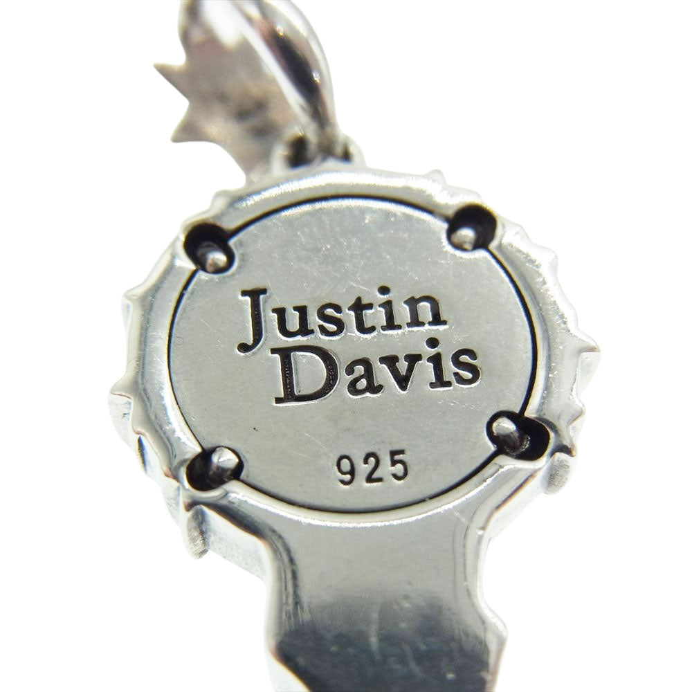 Justin Davis ジャスティンデイビス SPJ458 LOURDES マリア スカル ペンダント シルバー系【中古】