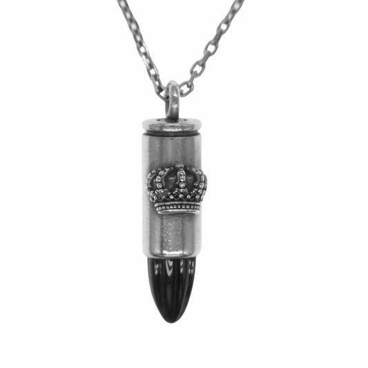 Justin Davis ジャスティンデイビス SNJ427 Jewel Bullet Necklace	クラウン バレット ネックレス【中古】