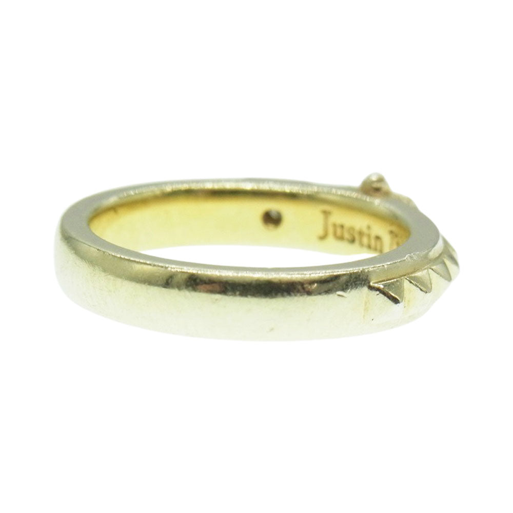 Justin Davis ジャスティンデイビス SRJ773A Chelsea Ring チェルシーリング ゴールドコーティング ゴールド系【中古】