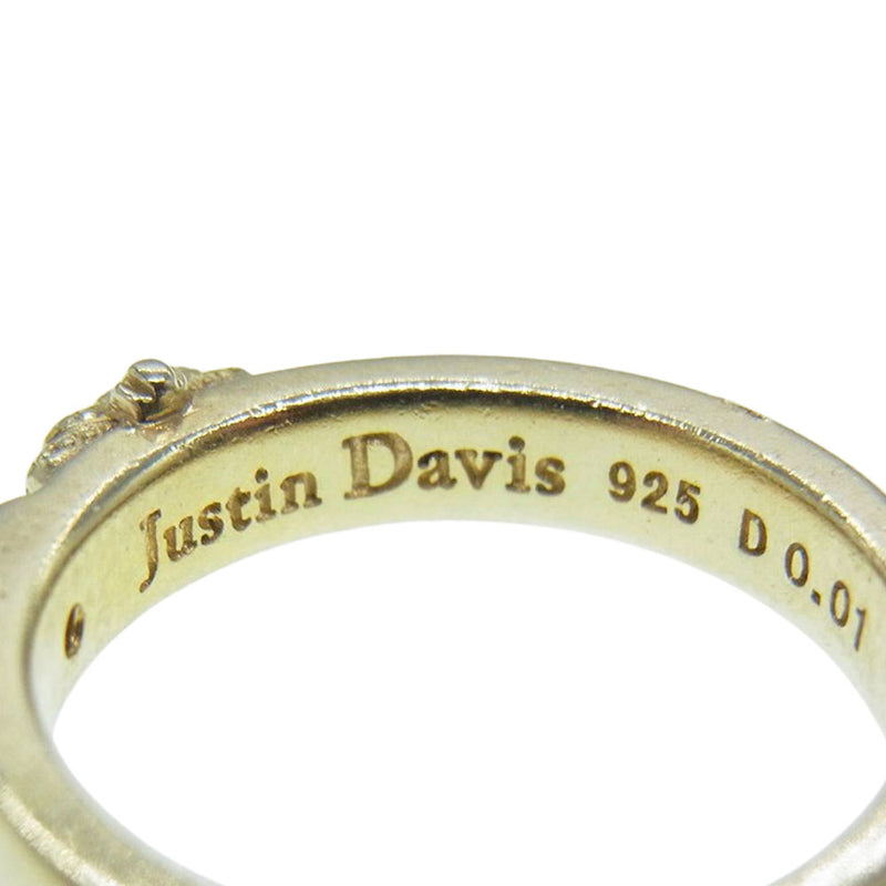 Justin Davis ジャスティンデイビス リング SRJ773A Chelsea Ring チェルシーリング ゴールドコーティング ゴールド系