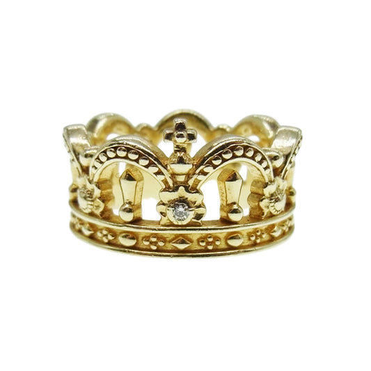 Justin Davis ジャスティンデイビス SRJ770 VERONA ヴェローナ リング ゴールド コーティング ゴールド系【中古】