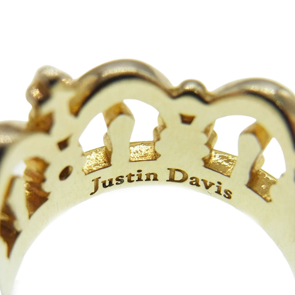 Justin Davis ジャスティンデイビス SRJ770 VERONA ヴェローナ リング ゴールド コーティング ゴールド系【中古】