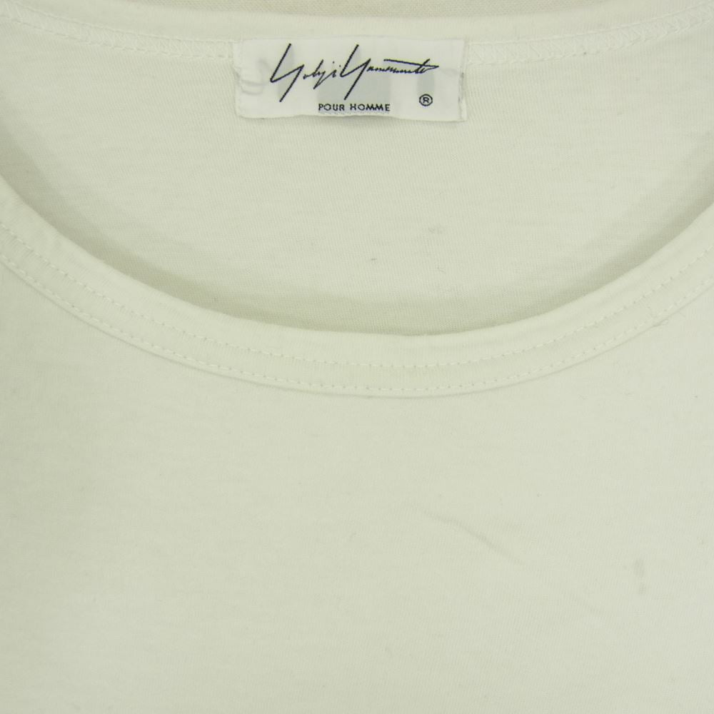 Yohji Yamamoto POUR HOMME ヨウジヤマモトプールオム 19SS HH-T02-077 丸首半袖 クルーネック Tシャツ カットソー 3【中古】