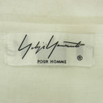 Yohji Yamamoto POUR HOMME ヨウジヤマモトプールオム 19SS HH-T02-077 丸首半袖 クルーネック Tシャツ カットソー 3【中古】