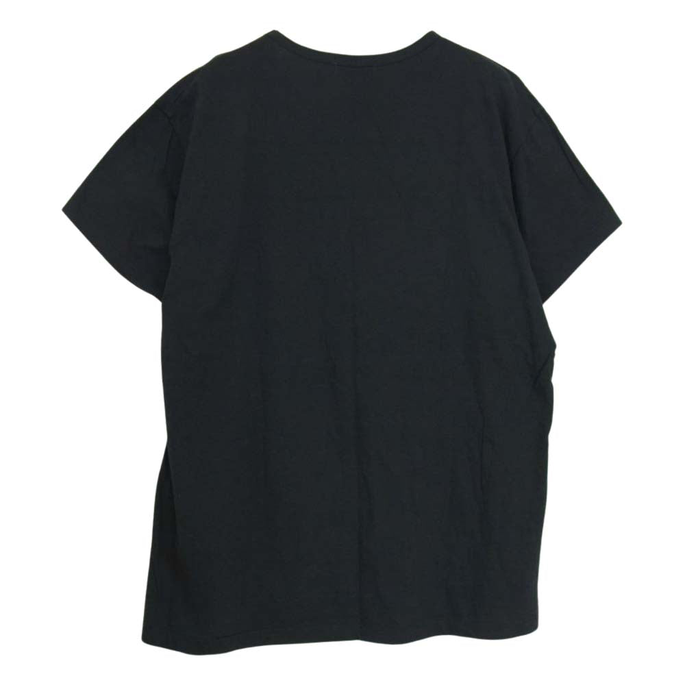 Yohji Yamamoto POUR HOMME ヨウジヤマモトプールオム 20SS HN-T02-073 カルティマ天竺 丸首半袖 クルーネック Tシャツ カットソー ネイビー系 3【中古】