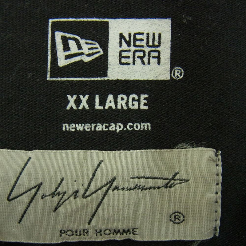 Yohji Yamamoto POUR HOMME ヨウジヤマモトプールオム HN-T99-083 New Era YY Signature LOGO Long sleeve T-shirt ニューエラ シグネチャー 袖ロゴ 長袖 Tシャツ カットソー ブラック系 6【中古】