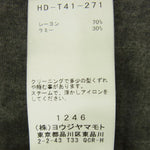 Yohji Yamamoto POUR HOMME ヨウジヤマモトプールオム 17SS HD-T41-271 墨染 製品加工 バックスリット 半袖 カットソー Tシャツ グレー系 3【中古】