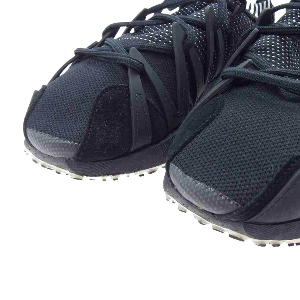 Yohji Yamamoto ヨウジヤマモト Y-3 ワイスリー EF2562 RAITO RACER ライトレーサー ローカット スニーカー ブラック系 26cm【美品】【中古】