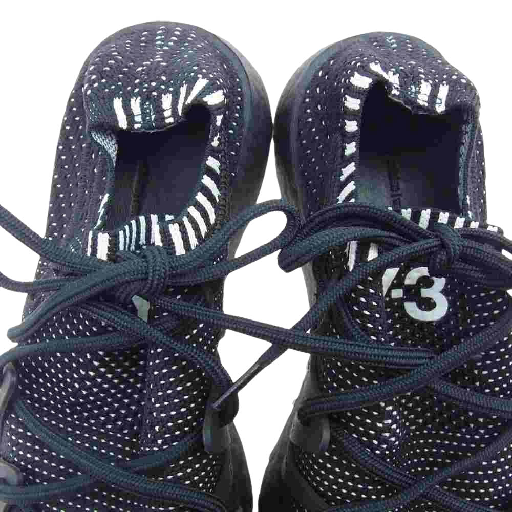 Yohji Yamamoto ヨウジヤマモト Y-3 ワイスリー EF2562 RAITO RACER ライトレーサー ローカット スニーカー ブラック系 26cm【美品】【中古】