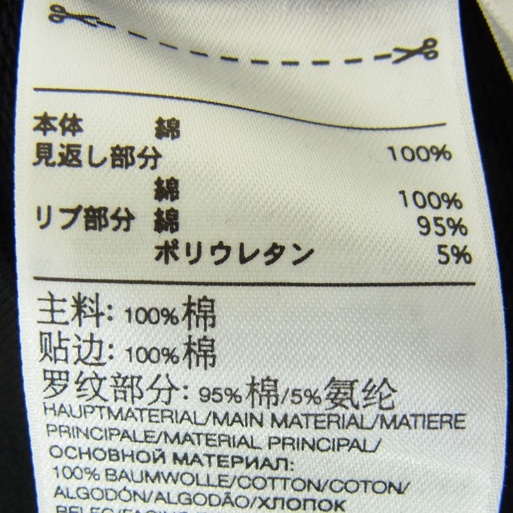 Yohji Yamamoto ヨウジヤマモト Y-3 ワイスリー H16333 M 3 STP TERRY CREW SWEATSHIRT ストライプ テリー クルーネック スウェット トレーナー ブラック系 M【中古】