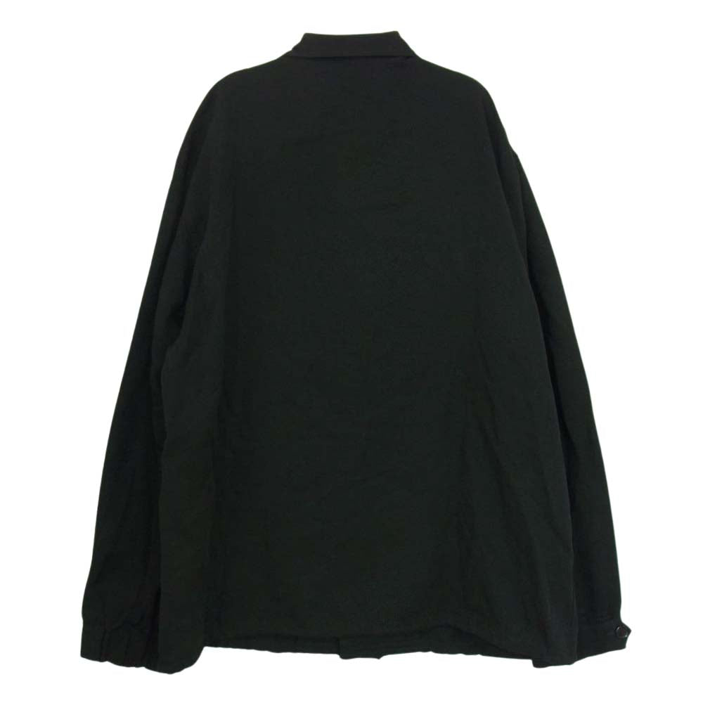 Yohji Yamamoto ヨウジヤマモト GroundY グラウンドワイ GR-J06-200 Open Collar Jacket オープンカラー テンセル ジャケット ブラック系 3【中古】