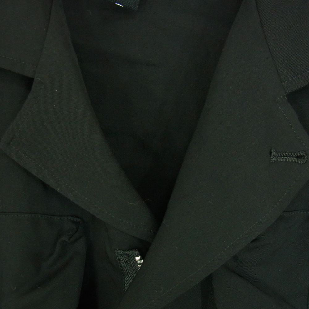 Yohji Yamamoto ヨウジヤマモト GroundY グラウンドワイ GR-J06-200 Open Collar Jacket オープンカラー テンセル ジャケット ブラック系 3【中古】