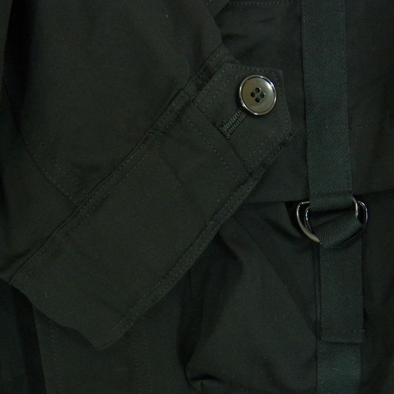 Yohji Yamamoto ヨウジヤマモト GroundY グラウンドワイ GR-J06-200 Open Collar Jacket オープンカラー テンセル ジャケット ブラック系 3【中古】