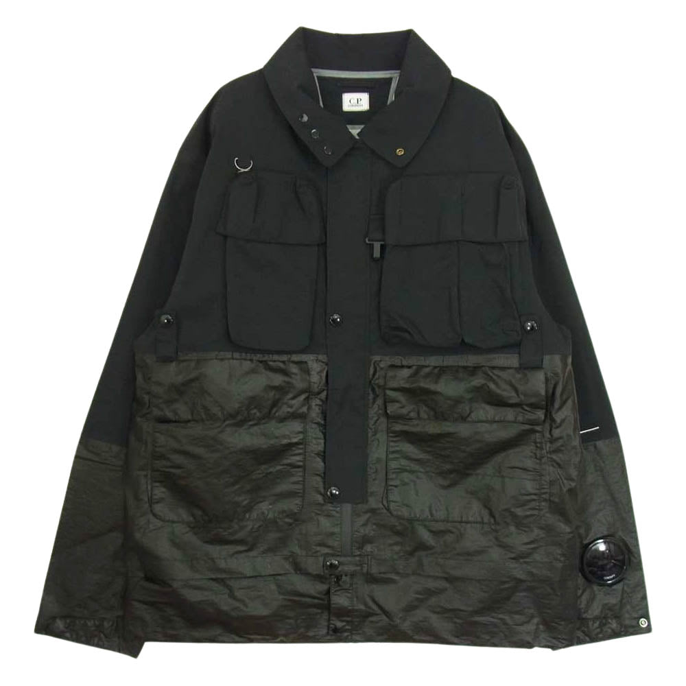 C.P.Company シーピーカンパニー 12CMOW098A GORE TEX 3L INFINIUM LA 500 MIGLIA JAC ゴアテックス インフィニウム 切替 ジャケット ブラック系 サイズ表記無【中古】