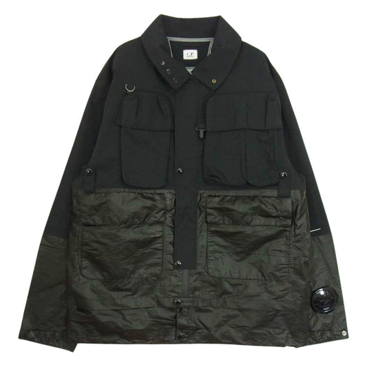 C.P.Company シーピーカンパニー 12CMOW098A GORE TEX 3L INFINIUM LA 500 MIGLIA JAC ゴアテックス インフィニウム 切替 ジャケット ブラック系 サイズ表記無【中古】