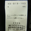 Yohji Yamamoto POUR HOMME ヨウジヤマモトプールオム 21AW HX-B18-103 G-ファスナーB  ウール アーミーギャバジン ドローストリング コート ブラック系 3【中古】