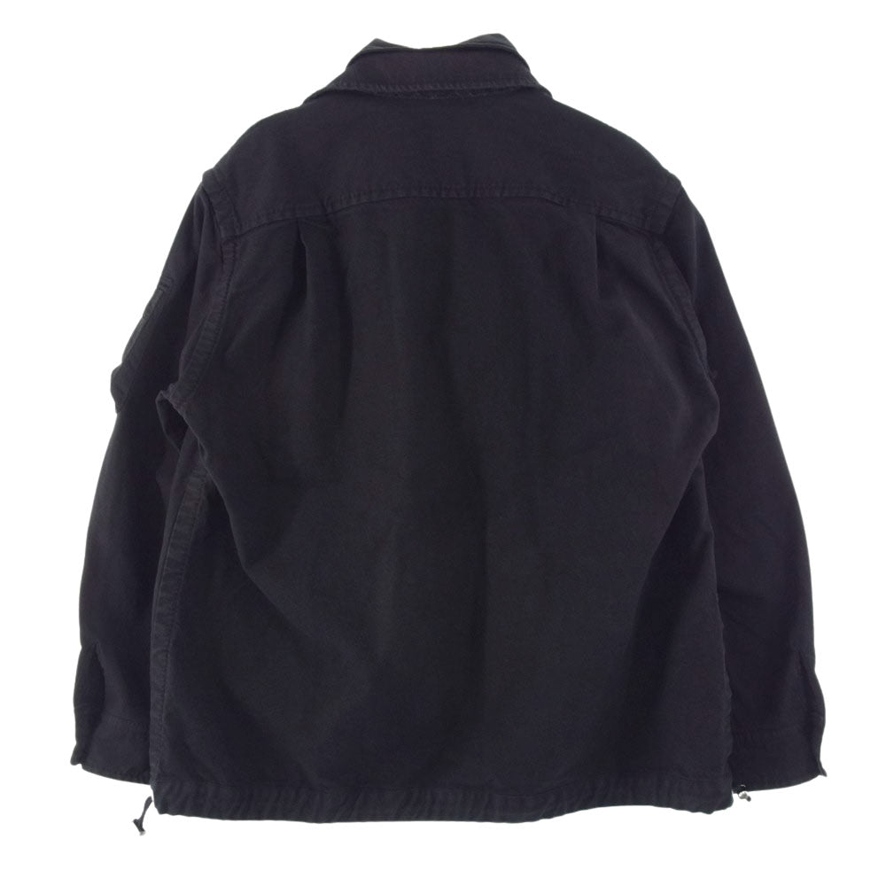 Sacai サカイ 22-02929M WOOL SURGE MIX BLOUSON ウールサージ ミックス ブルゾン ブラック系 3【中古】