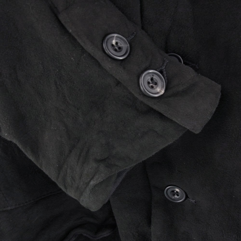 Paul Harnden ポールハーデン 国内正規品 Suede Leather Men's blazer シープスエードレザー メンズ ブレザー ジャケット XL ブラック系 XL【中古】